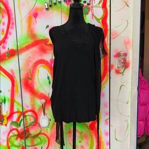 Elizabeth and James Black Tank Top